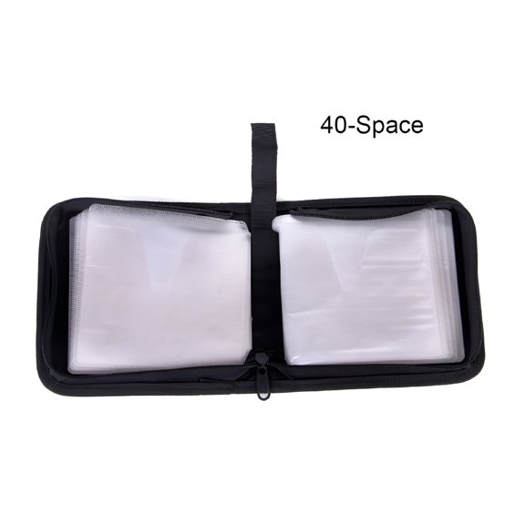 GJX 2026 New Cd Dvd Disc 40 Storage Case Wallet Holder Cary Bag Sleeve Album Storage Box,For Media Storage,Organizing Discs,Home Use,Travel,Car Storage,Office Organization.