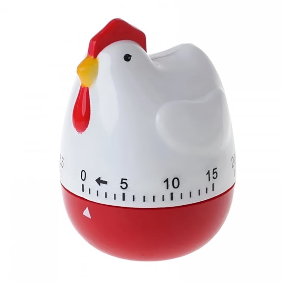 GJX 2026 New Chicken Timer Mechanical Kitchen Cooking Alarm Clock for Home Decor Timing Reminder for Kitchen, Cooking, Home, Time Management, Gift, Farmhouse Decor.