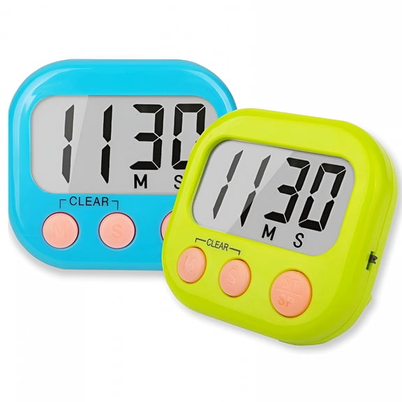 GJX 2026 New Classroom Timers for Teachers Kids Large Magnetic Digital Timer 2 Pack for Classrooms, Teaching, Activities, Time Management, Homeschooling, Kids' Learning