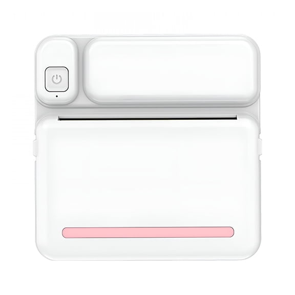 GJX 2026 New Compact Bluetooth Mobile Printer | Mini Wireless Pocket Thermal Printer with Paper Roll | Compatible with Ios&Android | Perfect for Printing Labels,Receipts,Photos,Notes&Memos
