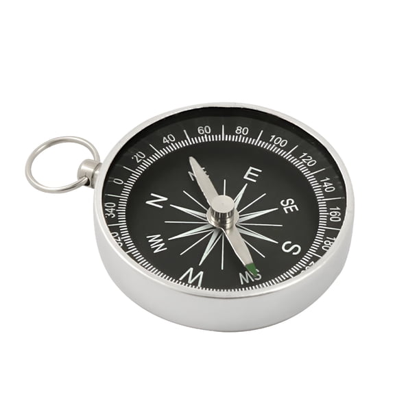 GJX 2026 New Compass Hiking Backpacking Compass | Advanced Scout Compass Camping Navigation - Boy Scout Compass for Kids | Professional Field Compass for Map Reading - Silver