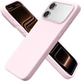 thumbnail image 1 of GJX 2026 New Compatible Smartphone Case 6.9",Slim Liquid Silicone 3 Layers Soft Gel Rubber Shockproof Protective Cover with Anti-Scratch Microfiber Lining-Chalk Pink, 1 of 7