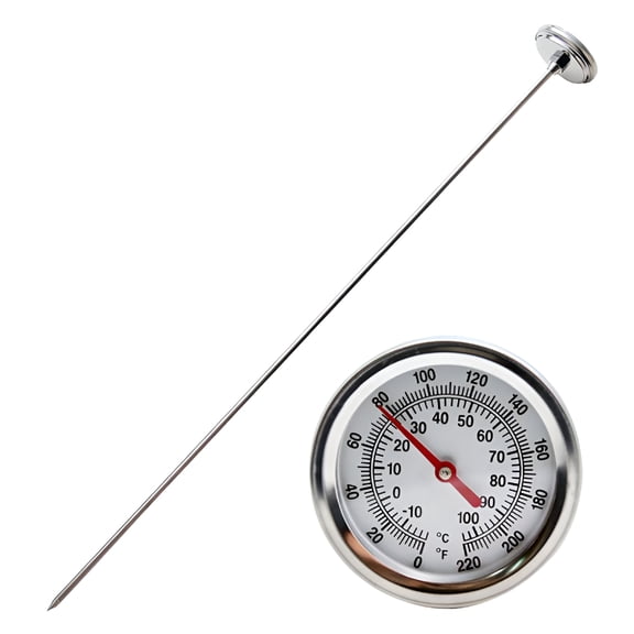 GJX 2026 New Compost Thermometer, Soil Thermometer for Garden, Compost, Farming with 19.7 Inch Probe Celsius, Fahrenheit