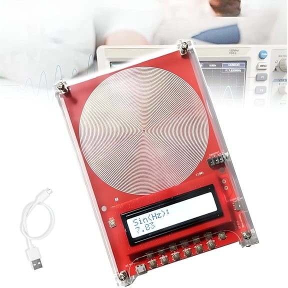 GJX 2026 New Custom Frequency Generator V2,7.83Hz Schumann Wave Resonance Generator,Ultra-Low Frequency Pulse Generator,0.01Hz~200000Hz Adjustable Sine Wave Resonance Generator