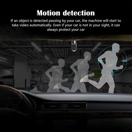 GJX 2026 New Dash Cam,360 Video Recorder,1080P Hd 360 Rotating Mini Dashcam,Car Cameras for Surveillance 360 24 Hour Recording