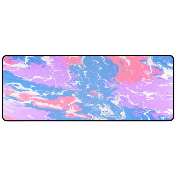 GJX 2026 New Desk Mat,Flawless Stitch Track Gaming Mouse Pad,Natural Rubber Structure Desk Protector Mat,Style2,11.8"X27.6"