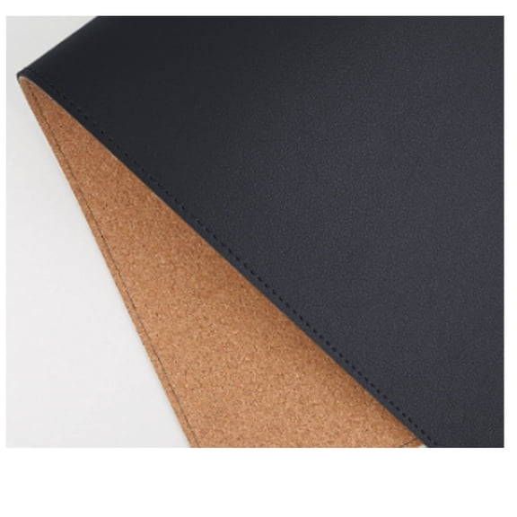 GJX 2026 New Desk Mat Glare-Free Surface Mouse Mat Natural Cork Material Gaming Mouse Pad Black for Gaming Office Work Computer Use Home Office Study Desk Long Typing Sessions