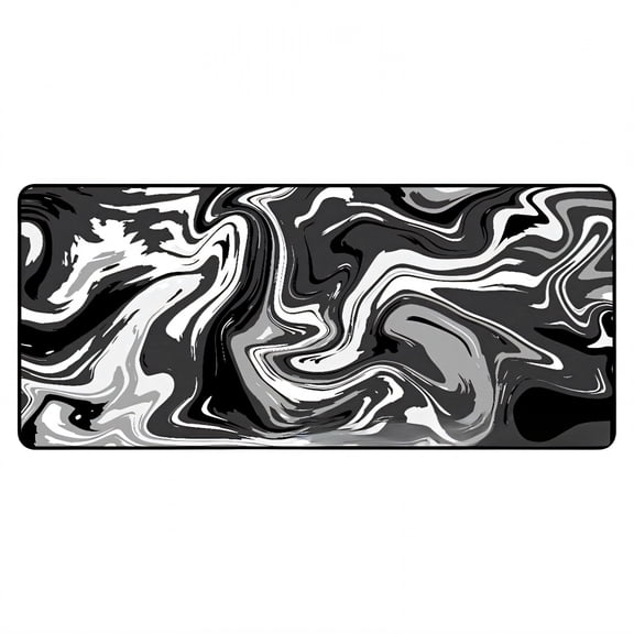 GJX 2026 New Desk Mat,Keyboard Mouse Access Desk Protector Mat,Flat Setup Desk Mat for Keyboard and Mouse,Style1,15.8"X35.4"