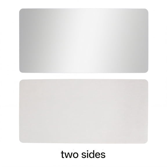 GJX 2026 New Desk Mat Scratch-Proof Finish Xl Mouse Pad Leather Exterior Face Desk Mat for Keyboard and Mouse Silver 11.8"X23.6" for Office Use Home Office Workstations Computer Desks Study Areas
