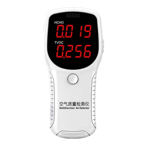 GJX 2026 New Digital Air Quality Monitor, Hcho,Formaldehyde Gas Detector,User-Friendly,Accurate Measurements for Home, Office, Indoor Air Quality, Health Monitoring, Environmental Testing.