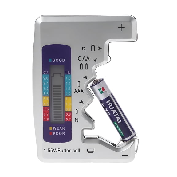 GJX 2026 New Digital Battery Capacity Tester Checker for C/D/N/Aa/Aaa/9V 6F22 Indicator for Battery Testing,Power Check,Electronics Maintenance,Household Use,Device Troubleshooting