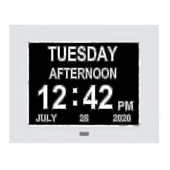 GJX 2026 New Digital Dementia Clock Calendar Clock Day Date Clock Large ...