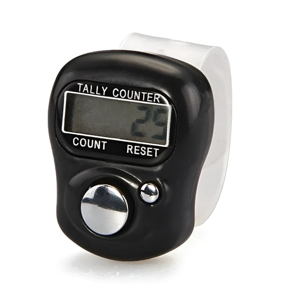 GJX 2026 New Digital Hand Counter Click Press Number Screen Tally Tasbeeh Tasbih Finger Band Tally Counter for Counting,Prayer,Exercise,Gym,Sports