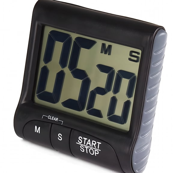 GJX 2026 New Digital Kitchen Timer with Strong Magnet Back Stand Hanging Hole Loud Alarm Large Lcd Display Cooking Timer Clock for Time Management Workout Baking Egg Timer