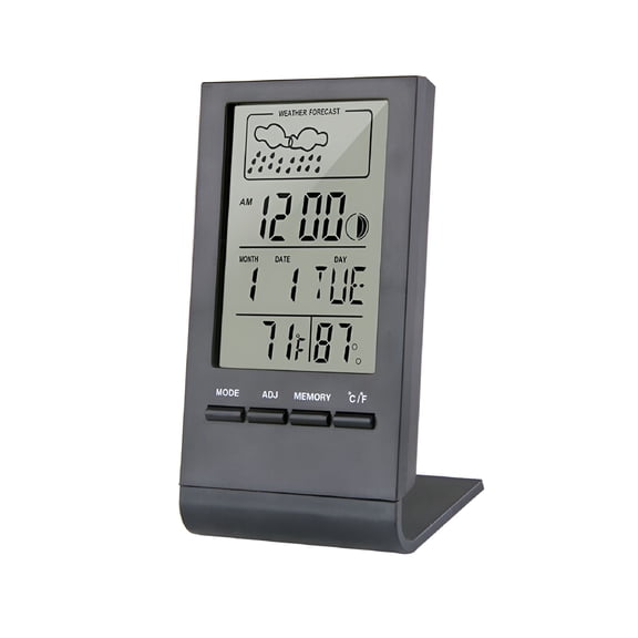 GJX 2026 New Digital Lcd Thermometer Hygrometer Humidity Meter Temperature Clock Indoor Room for Home,Office,Bedroom,Living Room,Bathroom,Greenhouse,Storage Spaces