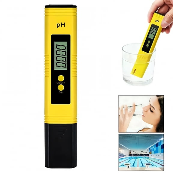 GJX 2026 New Digital Ph Meter,Water Quality Tester,Water Ph Tester with 0-14Ph Measurement Range,Suitable for Drinking Water,Hydroponics,Aquarium,Swimming Pool,High Precision 0.01Ph Pen Tester