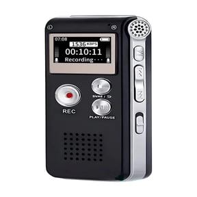 GJX 2026 New Digital Voice Recorder 16Gb Voice Recorder with Playback for Lectures-Usb Rechargeable Dictaphone Small Tape Recorder Device for Meetings,Interviews,Study,Travel
