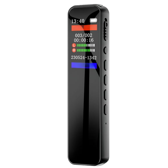 GJX 2026 New Digital Voice Recorder for Lectures Meetings,Portable Tape Recorders,Audio Recording Devices with Noise Reduction Usb Rechargeable Compact Activated Recorder with Playback