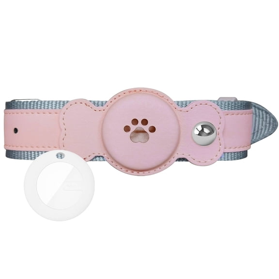 GJX 2026 New Dog Tracker Gps,Gps Tracker with Precise Positioning Tractive Gps Dog Tracker,Pet Movement Tracking Cat Tracker,Easy Collar Adjustment Dog Collar with Airtag Holder