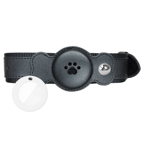 GJX 2026 New Dog Tracker Gps,Real-Time Monitoring System Tractive Gps Dog Tracker,Waterproof Collar Design Cat Tracker,Dustproof Collar Feature Dog Collar with Airtag Holder,