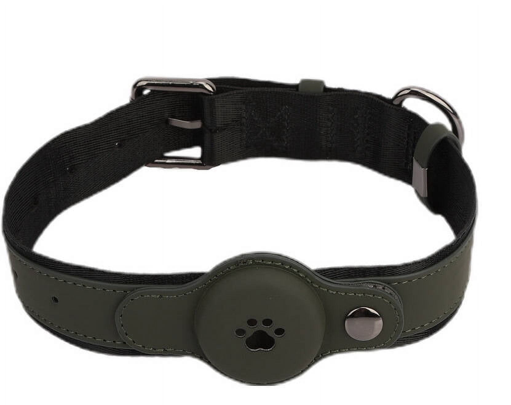 GJX 2026 New Dog Tracker Gps,Real-Time Tracking Tractive Gps Dog Tracker,Apple "Find My" App Cat Tracker,Ios System Compatibility Dog Collar with Holder for Airtag