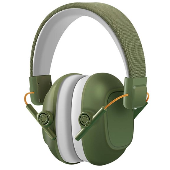 GJX 2026 New Ear Muffs for Noise Reduction Comfortable Wear Design Earmuffs Safe and Eco Friendly Materials Multi Scene Application Ear Protection for Shooting Construction Work Army Green