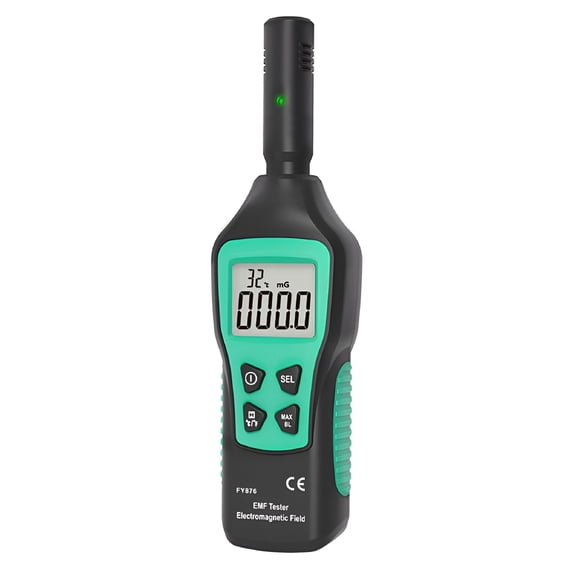 GJX 2026 New Emf Meter for Home,Office,Lab,Industrial Use Digital Lcd Emf Detector,Electromagnetic Radiation Detector,Temperature Detector,Emf Inspections