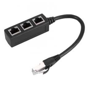 GJX 2026 New Ethernet Splitter Cable 1 to 3 Adapter Port Plug Suitable for Computer/ Router/ Box for Home,Office,Networking,Internet Connection,Data Transfer