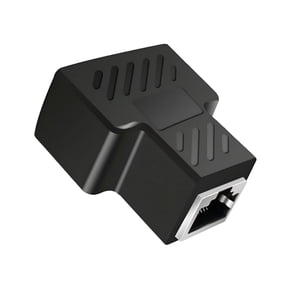 GJX 2026 New Ethernet Splitter Internet Splitter 1 to 2 Ethernet Cable Splitter Rj45 Extender for Networking,Internet Connection,Routers,Modems,Home Office,Gaming.