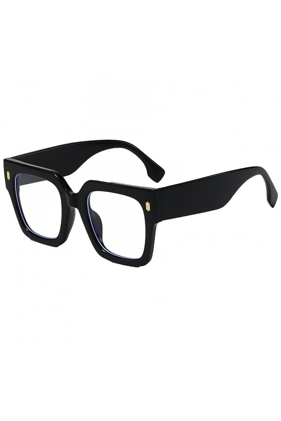 2026 New Fashion Oversized Blue Light Blocking Glasses for Women Men Trendy Big Square Frame Computer Eyeglasses for Computer, Gaming, Reading, Office, Study