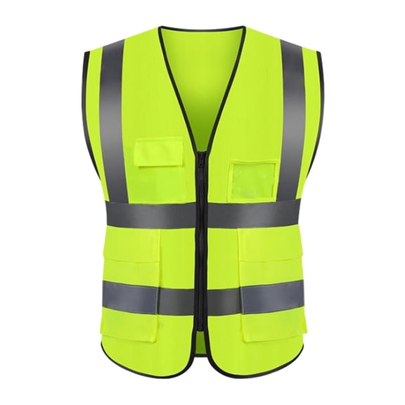 GJX 2026 New Fluorescent Vest Reflective Breathable Cloth Safety Protective Vest for Outdoor,For Construction,Road Work,Cycling,Running,Safety in Low-Light Environments,Outdoor Activities