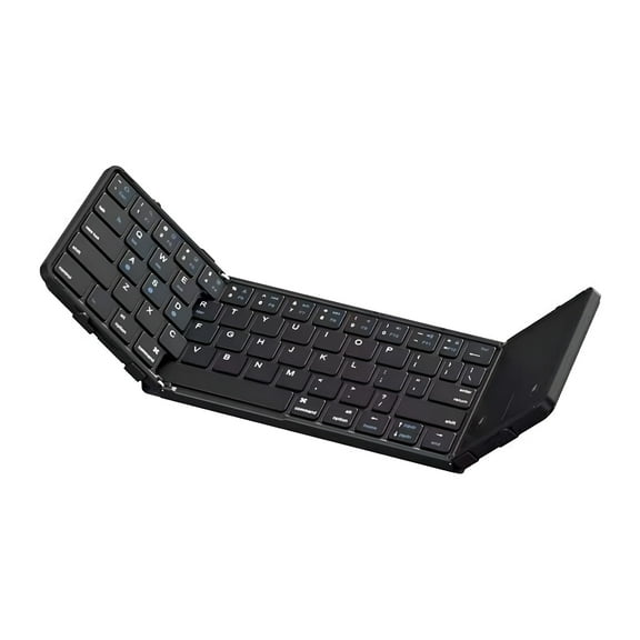 GJX 2026 New Folding Wireless Bluetooth Keyboard with Touchpad for Windows,Android,Ios Phone for Travel,Mobile Workstations,Typing on the Go,Presentations,Remote Work,Tablet Use