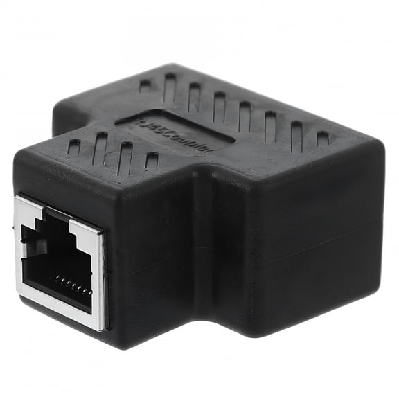GJX 2026 New General Users Ethernet Splitter Adapter for Stronger Signal and Network Extension 1Pack