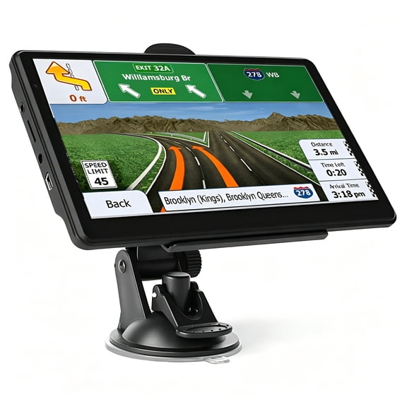 GJX 2026 New Gps Navigation for Car Truck 2023 Maps Vehicle Gps Navigation 7 Inch Touch Screen Voice Car Gps for Lorry Speeding Warning for Road Trips,Delivery,Logistics,Australia