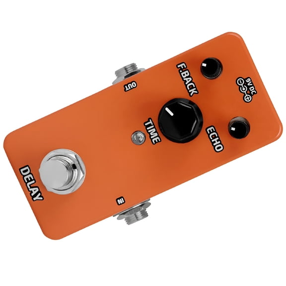 GJX 2026 New Guitar Reverberation Pedal Electric Delay Effect Analog Effector for Practice,Performance,Recording,Stage