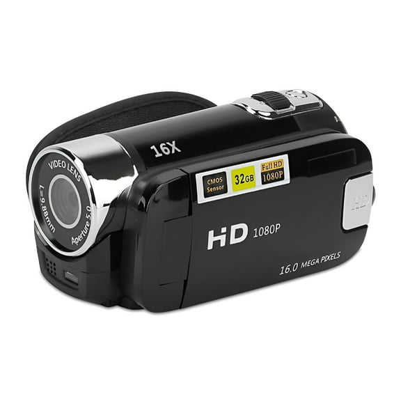 GJX 2026 New Hd 1080P Digital Video Camcorder 2.7In 16X Zoom Dv Camera 270 Rotation Rechargeable Kid Camera,For Kids Photography,Family Moments,Travel,Outdoor Activities,Beginner Videography.