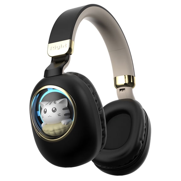 GJX 2026 New Headset,Cute Cartoon Bt5.3 Aux Wired Soft Ear Cushions Bt5.3 Ear Cute Ear Headset Cute Over Ear Headset Cartoon Bt5.3 Over Bt5.3 Over Ear Cute Animal Headset