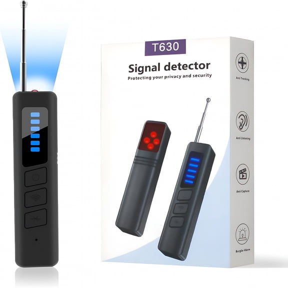 GJX 2026 New Hidden Camera Detector,Anti-Spy Camera Detector,Features 5 Detection Modes and 25 Hour Battery Life,For Office/Car/Bathroom/Hotel