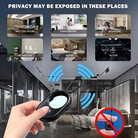 GJX 2026 New Hidden Camera Detectors,Anti Spy Detector for Detecting Listening Devices,Gps Trackers,Pinhole Cameras,Automatic Infrared Camera Sweeper with Rf Signal Scanner