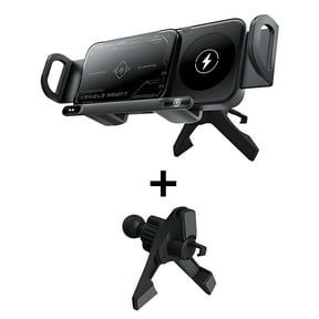 GJX 2026 New High Intelligent Mobile Phone/Pad Holder,2 in 1 Auto Rotating Phone Holder,Wireless Charging Dock,Smart Car Mount for Smartphone/Tablet/Foldable Device