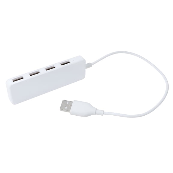 GJX 2026 New High Usb 2.0 4 Ports Hub Extension Splitter Adapter Converter for Laptop Pc Computer Charger for Office,Home,Gaming,(White)