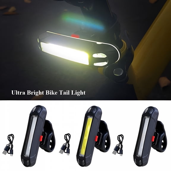 GJX 2026 New High Visibility Bicycle Tail Strobe Light, Long Lasting Battery, for Bicycle, Safe, Bright, Cycling Accessories, for Night Riding, Flashing Modes, Easy to Install, Weather-Resistant