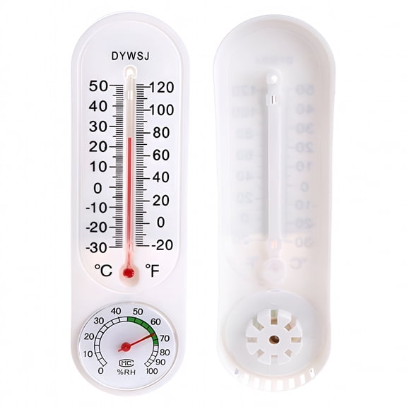 GJX 2026 New Indoor Thermometer with Humidity-9 Inch Vertical Wall-Mount Thermometer,Home Temperature Monitor,Household Thermometer for Room Temperature,Office,Living Room,Bedroom,Kitchen