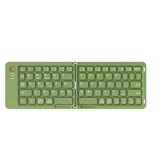 GJX 2026 New Keyboard and Mouse Soft Scissor Foot Structure Bluetooth Keyboard and Mouse Combo Three Modes&Three Connections Slim and Portable Wireless Mouse and Keyboard Combo Green