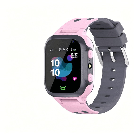 GJX 2026 New Kids Waterproof Smartwatch with Gps/Lbs Tracker-Boys&Girls Waterproof with Sos Camera Anti-Lost Games,Take Pictures,Alarm Pedometer Wifi Wrist Watch
