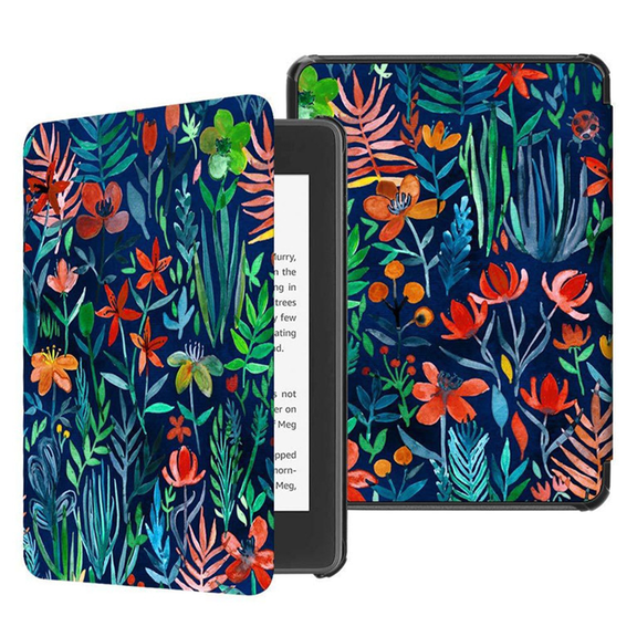 GJX 2026 New for Kindle Accessories Foldable Frame Style Stand for Kindle 10Th Generation Case Soft Scratch - Proof Inner Lining for Kindle Oasis Case for Reading Travel Home Style1