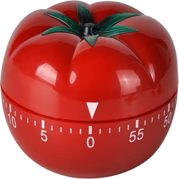 GJX 2026 New Kitchen Cooking Countdown Timer Tomato Cartoon Baking Learning Fitness Clock Mechanical Timer for Cooking,Baking,Study,Workout,Classroom