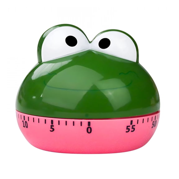 GJX 2026 New Kitchen Timer 60 Minute Mechanical Countdown Timer,Cute Animal Shape for Cooking Baking Egg Study,Loud Alarm Bell Timers for Cooking