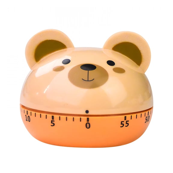 GJX 2026 New Kitchen Timer 60 Minute Mechanical Countdown Timer,Cute Animal Shape for Cooking Baking Egg Study,Loud Alarm Bell Timers for Cooking