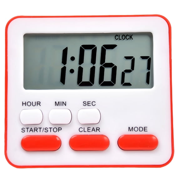 GJX 2026 New Kitchen Timer for Cooking Magnetic Attraction on Fridge Oven Multifunctional Digital Timer with Large Display Time Count-Up Clock Student Time Manager Alarm Clock